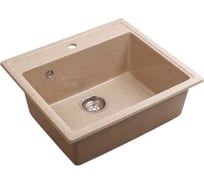 Мойка из камня для кухни DARILINE цвет песок глянец DLV10-GP