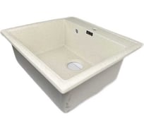 Мойка из камня для кухни DARILINE цвет бежевый матовый DLV10-MB