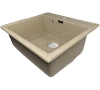 Мойка из камня для кухни DARILINE цвет песок матовый DLV10-MP