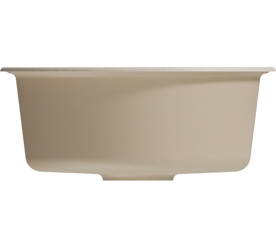Мойкa MIXLINE ml-gm09 круглая, бежевая (328), 510 мм, глубина чаши 190 мм new 551800