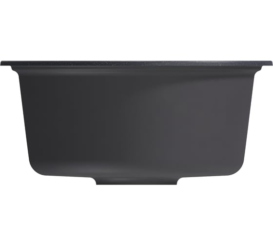 Мойкa MIXLINE ml-gm10 круглая, антрацит (343), 440 мм, глубина чаши 180 мм new 551816