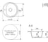 Мойкa MIXLINE ml-gm10 круглая, белая (331), 440 мм, глубина чаши 180 мм new 551813 4