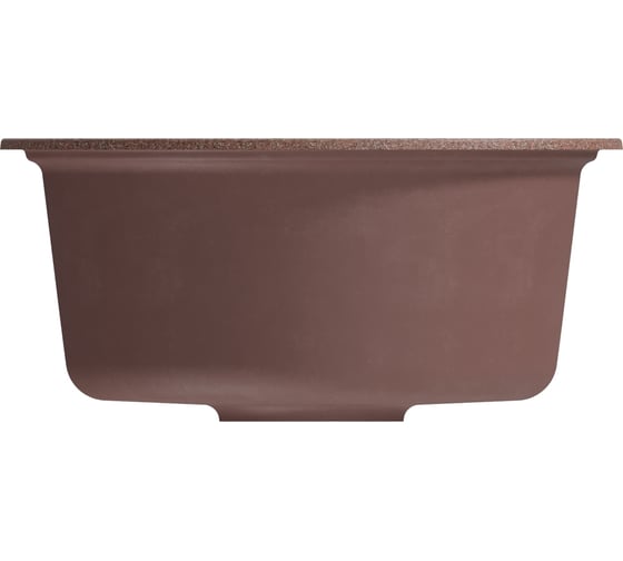 Мойкa MIXLINE ml-gm10 круглая, терракотовая (307), 440 мм, глубина чаши 180 мм new 551808