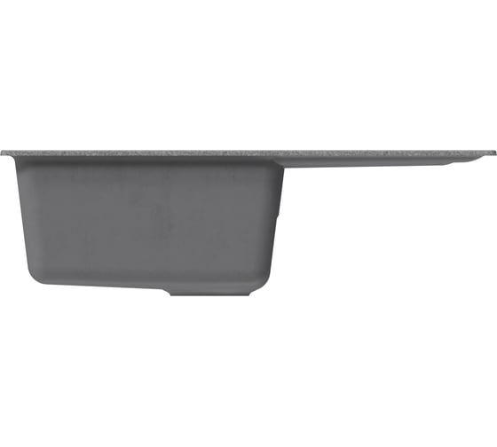 Мойка MIXLINE ml-gm19 с крылом, графит (342), 750x500x200 мм new 551988