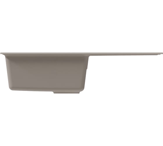 Мойка MIXLINE ml-gm20 с крылом, белая (331), 830x480x190 мм new 552004