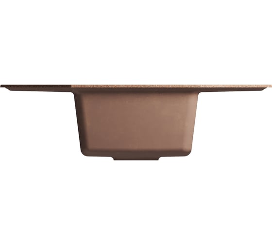 Мойка MIXLINE ml-gm24 угловая, с крылом, терракотовая (307), 790x490x200 мм new 552051
