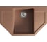 Мойка MIXLINE ml-gm24 угловая, с крылом, терракотовая (307), 790x490x200 мм new 552051 1