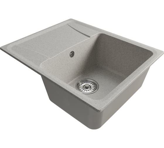 Мойка MIXLINE ml-gm26 с крылом, серая (310), 580x470x190 мм new 552079