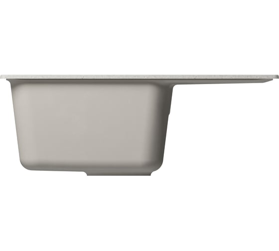 Мойка MIXLINE ml-gm26 с крылом, серая (310), 580x470x190 мм new 552079