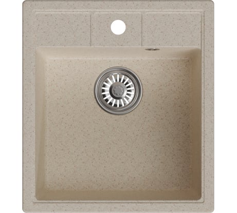 Мойка MIXLINE ml-gm28 бежевая (328), 450x500x190 мм new 552180