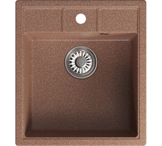 Мойка MIXLINE ml-gm28 терракотовая (307),450x500x190 мм new 552095