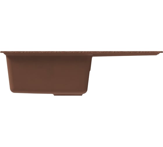 Мойка MIXLINE ml-gm31 с крылом, терракотовая (307), 770x500x190 мм new 552188