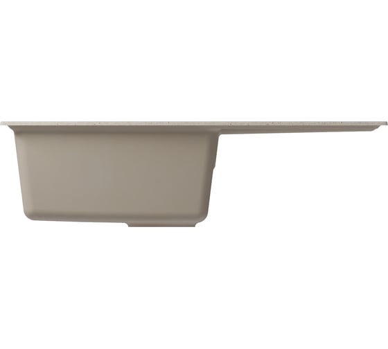 Мойка MIXLINE ml-gm31 с крылом, бежевая (328), 770x500x190 мм new 552192