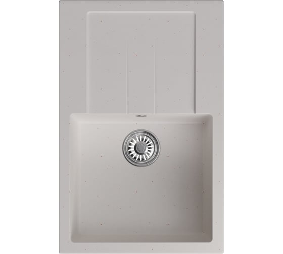 Мойка MIXLINE ml-gm31 с крылом, белая (331), 770x500x190 мм new 552193