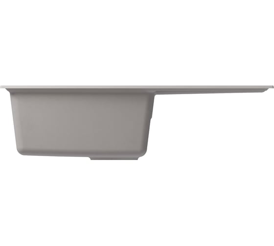 Мойка MIXLINE ml-gm31 с крылом, белая (331), 770x500x190 мм new 552193
