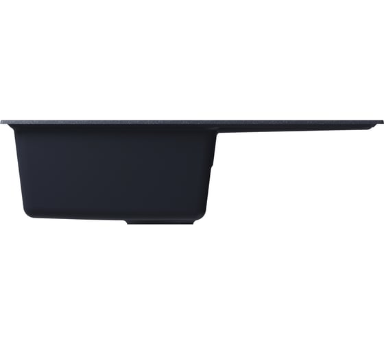 Мойка MIXLINE ml-gm31 с крылом, антрацит (343), 770x500x190 мм new 552196