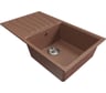 Мойкa MIXLINE ml-gm20 с крылом, терракотовая (307), 830x480x190 мм new 551999