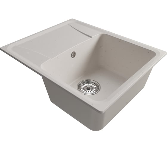 Мойкa MIXLINE ml-gm26 с крылом, белая (331), 580x470x190 мм new 552082 1