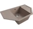 Мойкa MIXLINE ml-gm24 угловая, с крылом, песочная (302), 790x490x200 мм new 552050 1