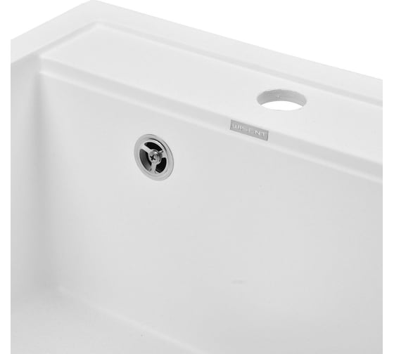 Мойка для кухни из искусственного камня WISENT вайт 500x450x220 (беларусь) MW450-28/WGER013