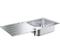 Мойка Grohe из нержавеющей стали с корзинчатым вентилем, оборачиваемая, 1,5 чаши, K500 60 -S 97/50 1.5 31572SD0