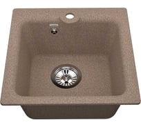 Комбо VIGRO мойка VG201 терракотовый + смеситель VG902 терракотовый + сифон VG201-V2 терракотовый