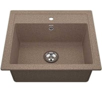 Комбо VIGRO мойка VG204 терракотовый + смеситель VG901 терракотовый + сифон VG204-V1 терракотовый