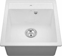 Комбо VIGRO мойка VG202 белый + смеситель VG903 белый + сифон VG202-V3 белый