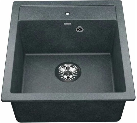 Комбо VIGRO мойка VG202 грей + смеситель MN71304-4 + сифон VG202-M04-4 грей 1