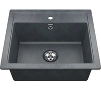 Комбо VIGRO мойка VG204 грей + смеситель MN71304-4 + сифон VG204-M04-4 грей