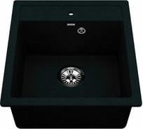 Комбо VIGRO мойка VG202 обсидиан + смеситель MN71304-4 + сифон VG202-M04-4 обсидиан