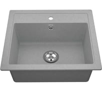 Комбо VIGRO мойка VG204 серый + смеситель VG903 серый + сифон VG204-V3 серый