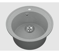 Комбо мойка VIGRO VG102 серый MN71304-4 + сифон VG102-M04-4 серый