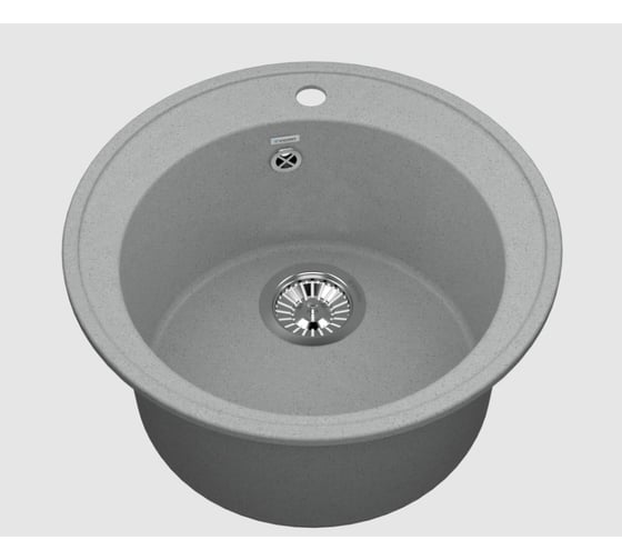 Комбо мойка VIGRO VG102 серый MN71304-4 + сифон VG102-M04-4 серый