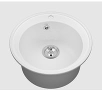 Комбо мойка VIGRO VG102 белый MN71304-4 + сифон VG102-M04-4 белый