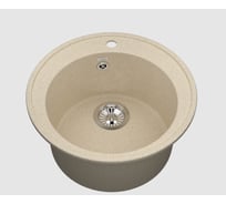 Комбо мойка VIGRO VG102 латте MN71304-4 + сифон VG102-M04-4 латте