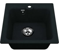 Комбо мойка VIGRO VG201 обсидиан MN71304-4 + сифон VG201-M04-4 обсидиан