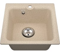 Комбо мойка VIGRO VG201 терра MN71304-4 + сифон VG201-M04-4 терра