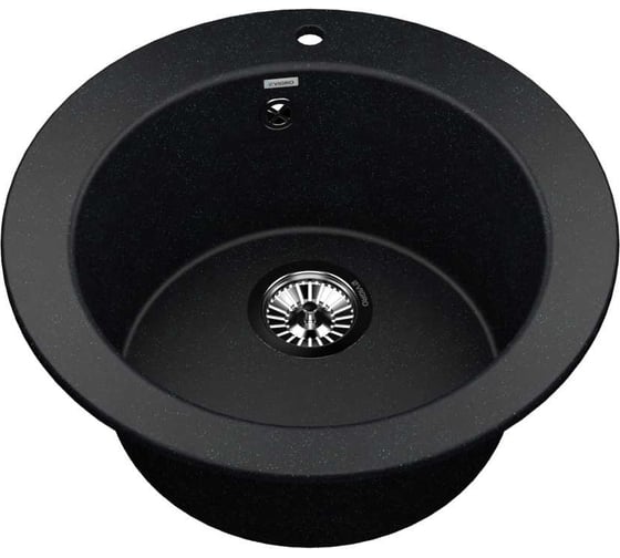 Комбо мойка VIGRO VG103 антрацит MN71304-4 + сифон VG103-M04-4 антрацит 1