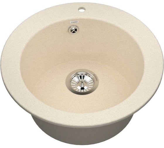 Комбо мойка VIGRO VG103 сахара MN71304-4 + сифон VG103-M04-4 сахара