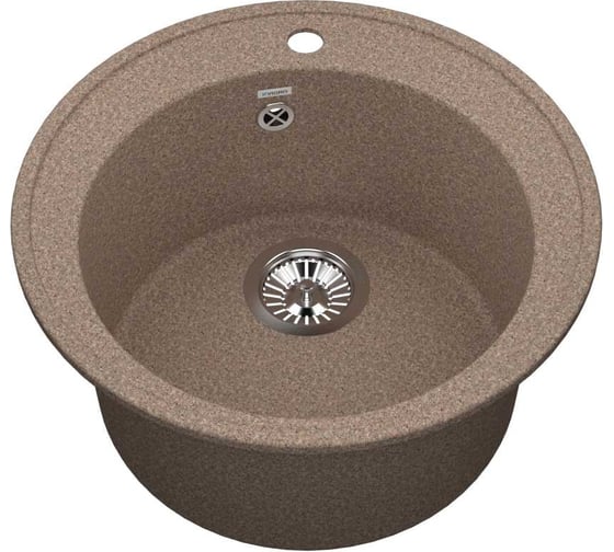 Комбо мойка VIGRO VG103 терракотовый MN71304-4 + сифон VG103-M04-4 терракотовый 1