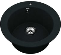 Комбо мойка VIGRO VG103 обсидиан MN71304-4 + сифон VG103-M04-4 обсидиан