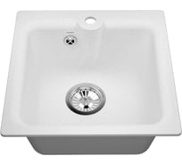 Комбо мойка VIGRO VG201 белый VG901 белый + сифон VG201-V1 белый