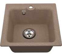 Комбо мойка VIGRO VG201 терракотовый MN71304-4 + сифон VG201-M04-4 терракотовый