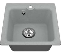 Комбо мойка VIGRO VG201 серый VG904 серый + сифон VG201-V4 серый