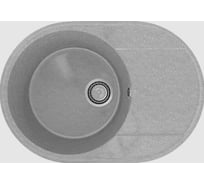 Кухонная мойка Uperwood из искусственного камня ECON UPD-107_003, овальная, серая 491020221