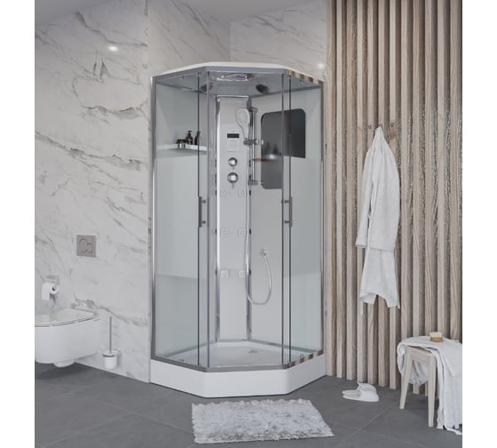 Душевая кабина Niagara NG-306-01 90x90x220 поддон 16см, 4 места 3060164 (324165) 00324165
