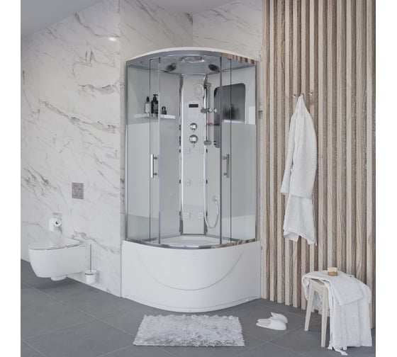 Душевая кабина Niagara NG-308-01 90x90x220 поддон 48см, 4 места 3080164 (324168) 00324168