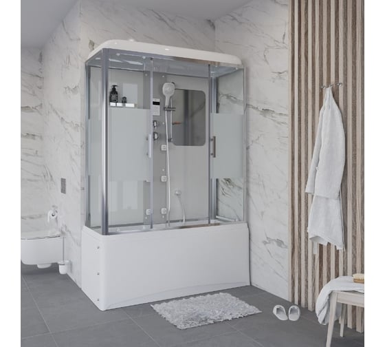 Душевая кабина Niagara NG-3170-01 170x75x220 поддон 56см, 4 места 31700164 (324173) 00324173