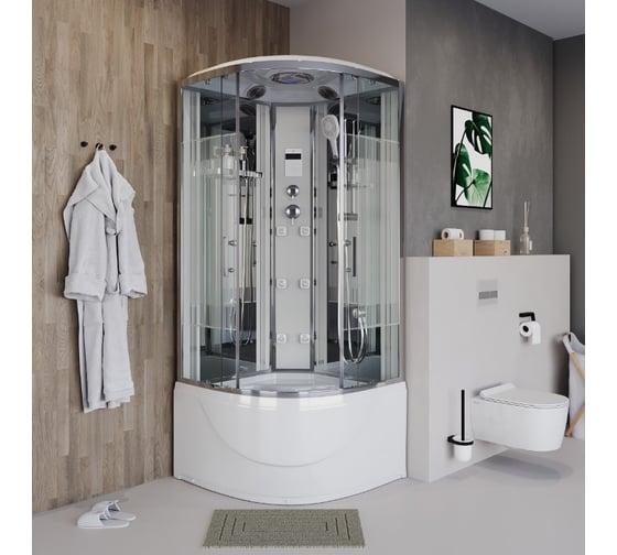 Душевая кабина Niagara NG-708-01 90x90x220 поддон 48см, 4 места 7080164 (324176) 00324176